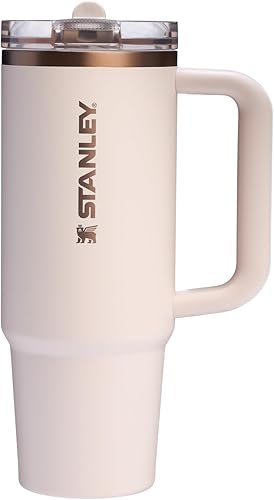 Miniatura 24 de STANLEY Quencher H2.0 Vaso Térmico con asa y pajilla, 64 onzas, tapa Flowstate de 3 posiciones, gran capacidad para viajes y deportes, vaso de acero