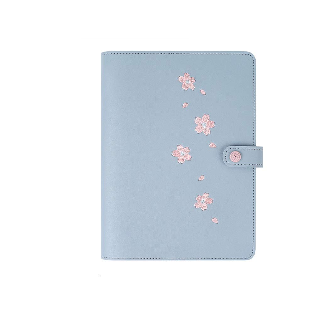 Journal carnet Journal B5 Cuir Souple Note de Cahier en Cuir en Cuir Bague en métal en Cuir Notepad Neuf-Trous Nombre de journaux de Voyage magnétique Parfait Cadeau Affaires de Bureau d'école