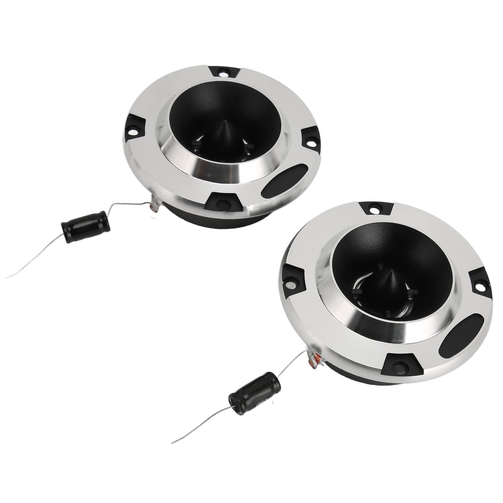 Par de Tweeters para Automóvil Tweeter de Cúpula Plateado de 150 W de Alto Rendimiento para Todos los Sistemas de Audio para Automóviles 2 Piezas