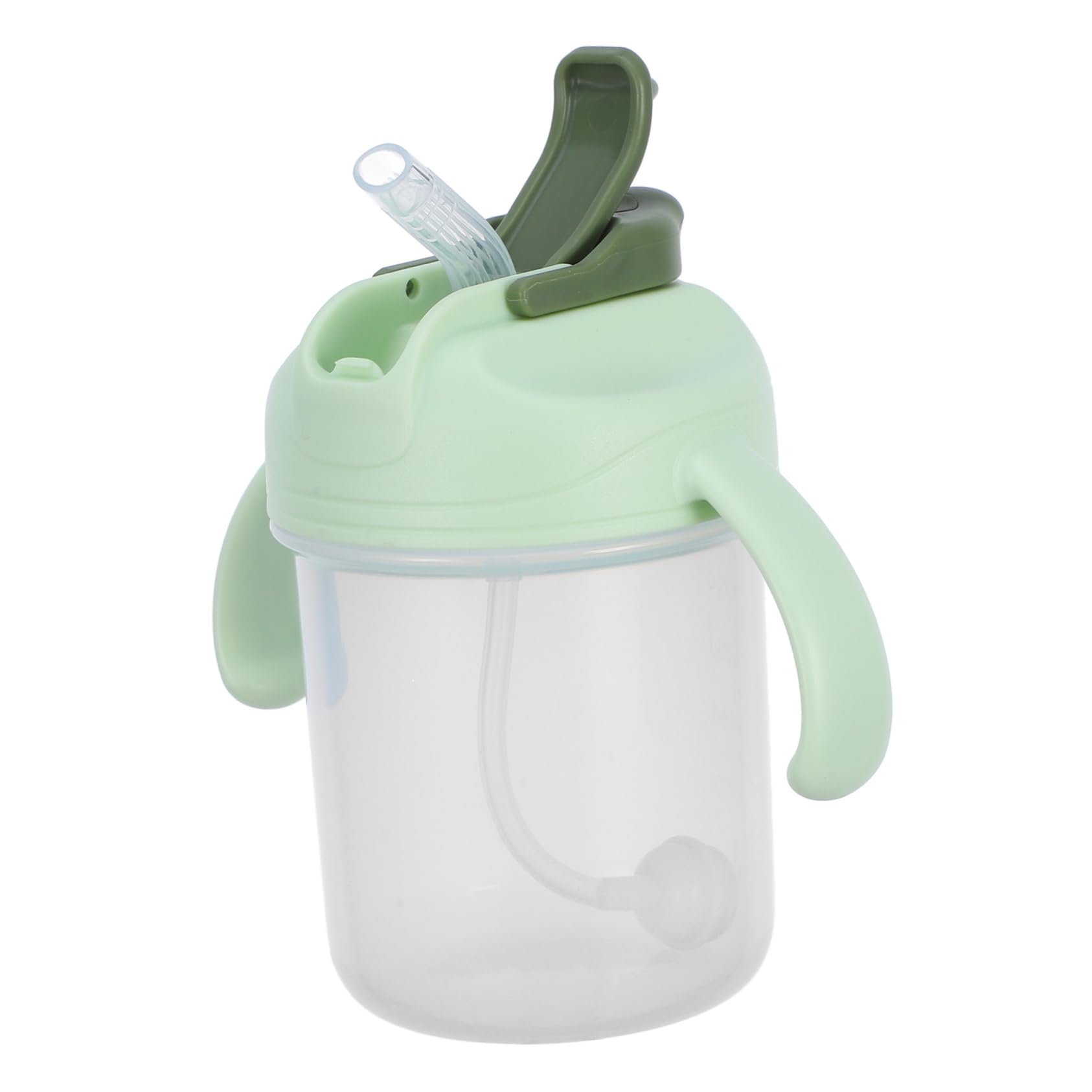 minkissy Nursing Care Cup for Elderly Spill-proof Straw Cup Measurement Markings for Bedridden