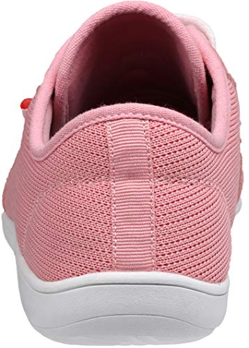 Image of WHITIN Women's Barefoot Minimalist Shoes, Natural Foot-Shaped, Pink /Leather Insole, 9