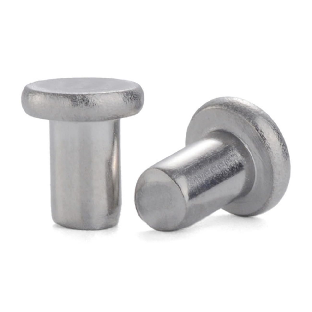 5PCS Stainless Steel 304 Solid Flat Head Rivets, Hand Hammered countersunk Head Nail Processing Accessories M12X40mm.