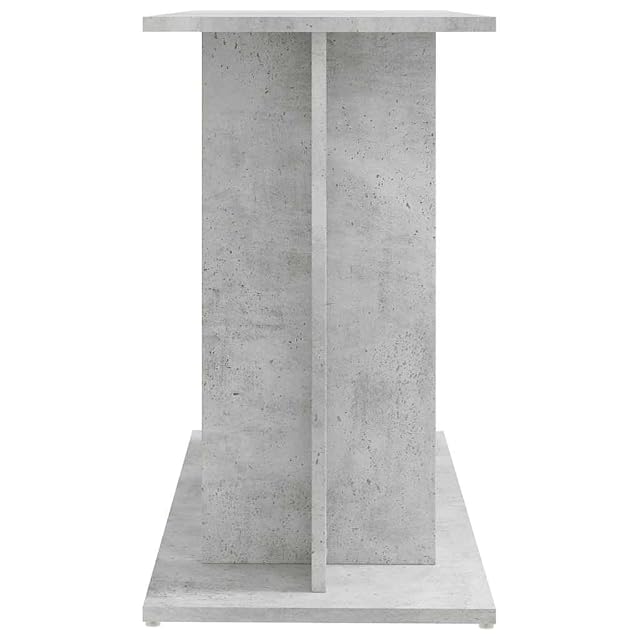 Foto 6 de 8 de vidaXL Soporte para acuario de hormigón gris 80x35x60 cm de madera