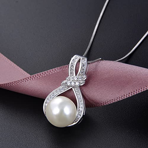 Collier de perle en argent pour femmes idéal pour illuminer vos tenues quotidiennes - 3