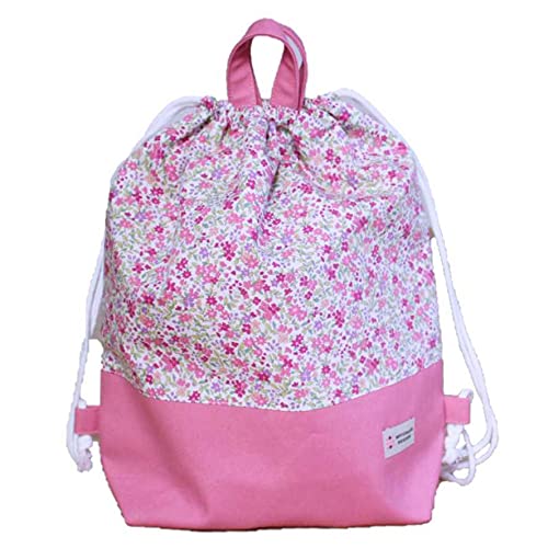 Amazon | 【体操服入れ】 ナップサックタイプ ハンドメイド 【花柄X