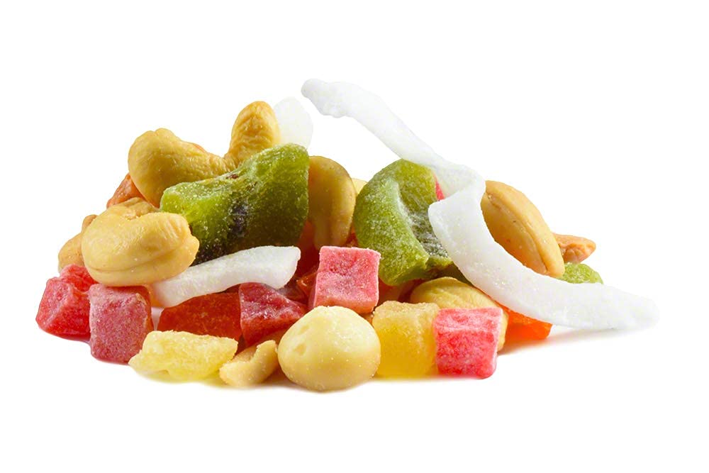 Nutstop.com Bahama Breeze Trail Mix 5lb Bags — Individual Bags, 5 Pound Bags