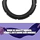 Kafuty 10 Zoll Lautsprecher Sicken Reparatur Gummi Woofer Rand Ersatzteile Perforierte Gummi Rand Sicken Lautsprecher Ersatzteile Ersatz(1 STÜCK)