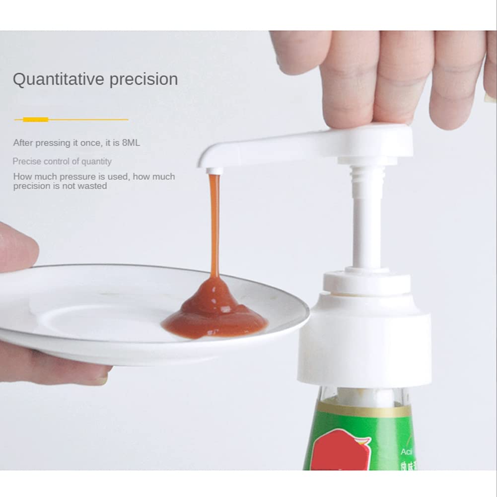 Bloepum Coffee Syrup Pump Dispenser, 6 Pack Syrup Pump for 750Ml/25.4 Oz Syrup Bottle, 3Colors Pumps for Coffee Syrup Bottle