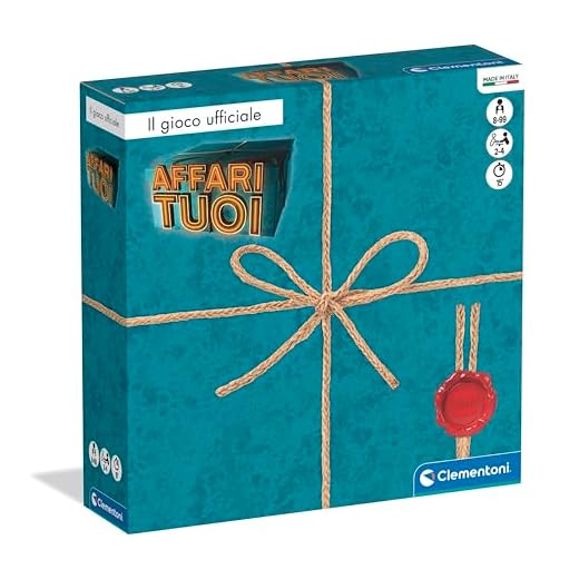 Clementoni - Affari Tuoi, Gioco da Tavolo Ufficiale dal Programma TV, con Pacchi e Offerte, per Bambini 8+ Anni e Adulti, 2-4 Giocatori, Made in Italy, Lingua Italiana, 16882