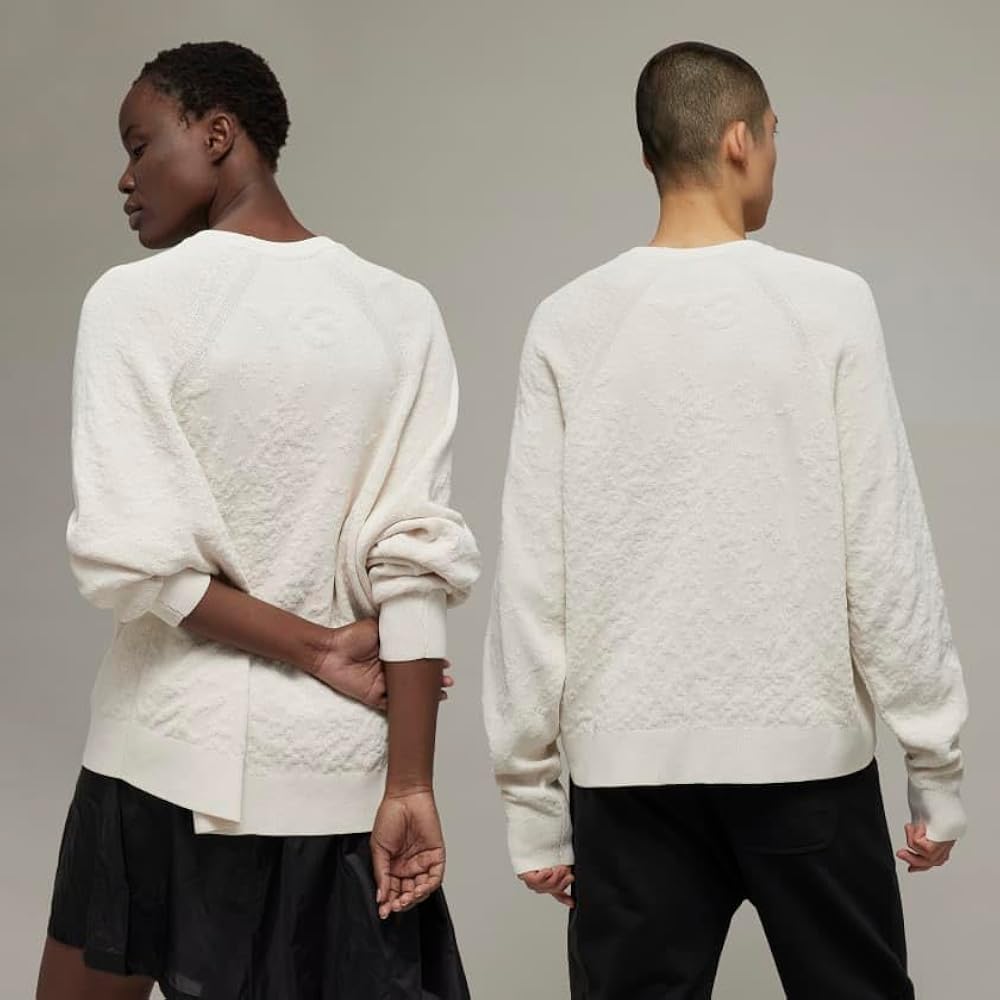 Amazon.com: adidas X Y-3 Unisex Loose FIT Knit Crew Sweater