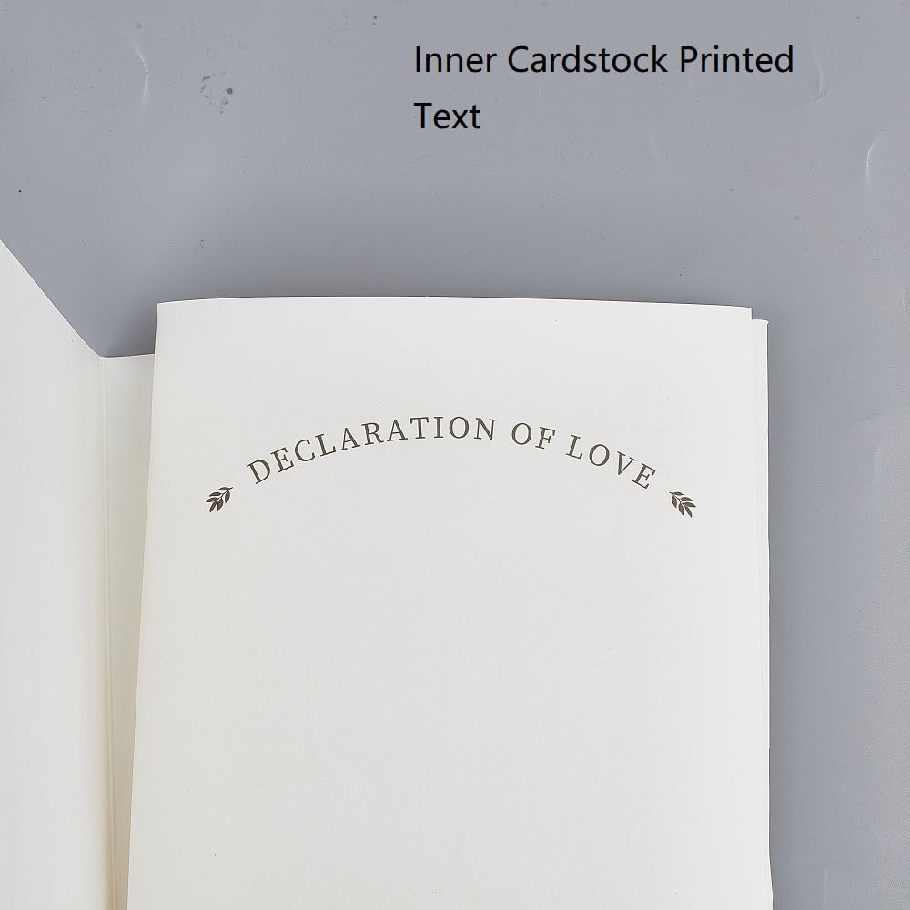 GORGECRAFT Libri di Voti per Matrimonio Sposi e Sposi Libretto per Regali di Addio al Nubilato Keepsake Quaderno per Il Rinnovo del Voto Voti di Matrimonio per Lui e per Lei Decorazioni di Nozze