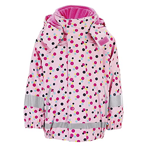Sterntaler Unisex Baby Regenjacke Mit Innenjacke Rain Jacket, Rosa, 74 EU