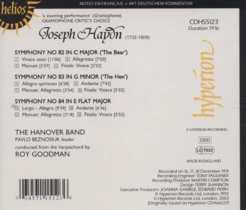 Vista 2 de Haydn Symphonies Nos.82-84