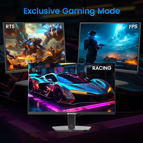OLKIEQZ  Gaming Monitor 24 inch, FHD 165HZ 1ms IPS Computer Monitor, 110% sRGB, HDMI DP Ports, FreeSync Technolog,VESA Mountabl - Monitor - Immagine 7