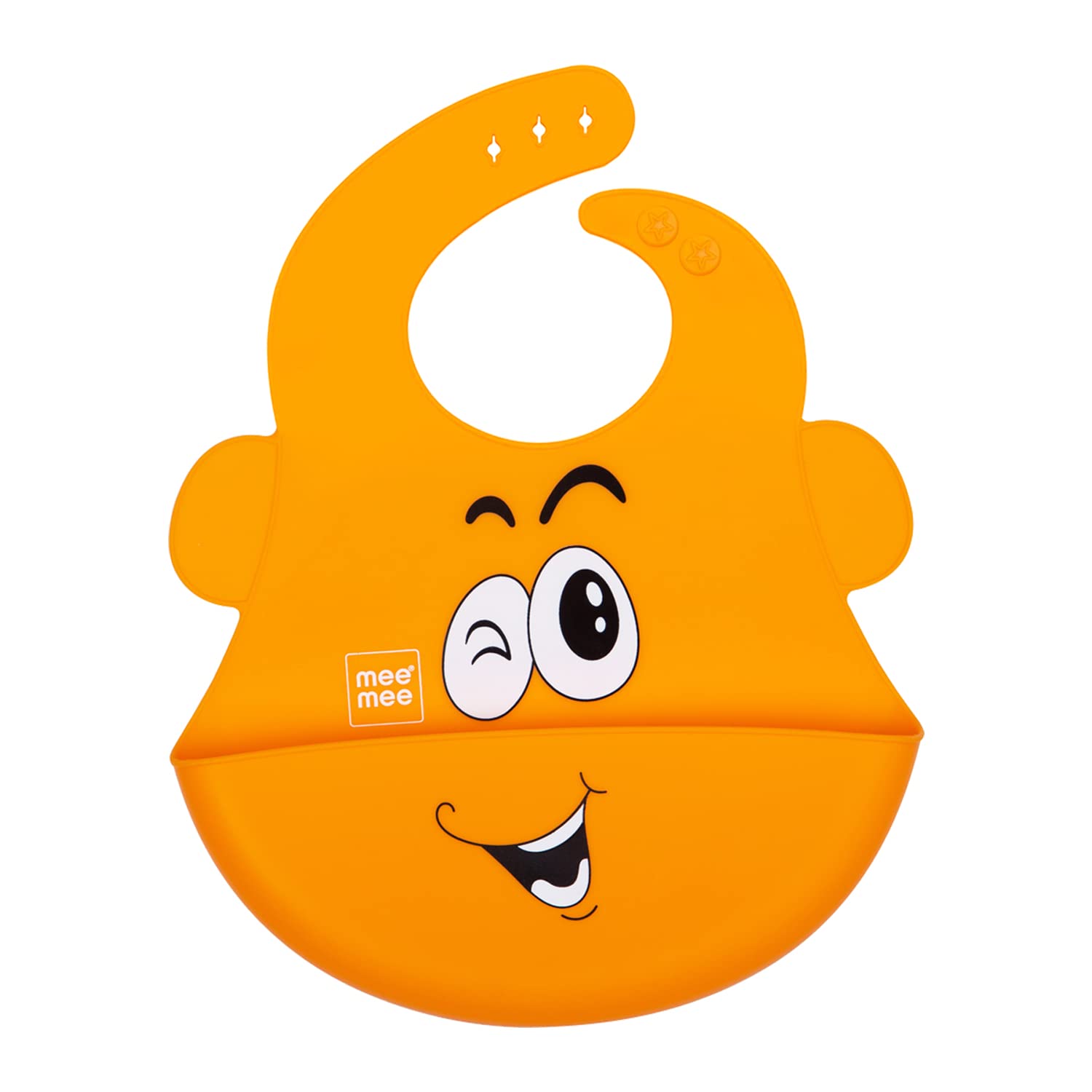 Mee Mee Baby Silicone Feeding Bibs Washable|Waterproof Baby Bib for 0-3, 6-12 Months,New Born, 1-2 Years