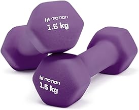 Neoprene Dumbbell Hand Weights Pair Home Exercise for Women Men Arm Pilates Dumbbells in 1kg 1.5kg 2kg 3kg 4kg 5kg 8kg 10kg Set