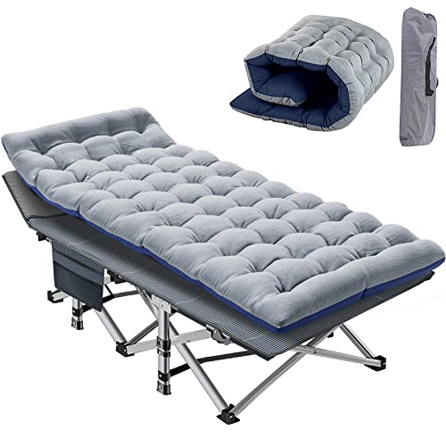 Slsy Cuna Plegable de Camping, Cuna Plegable para Adultos, Cuna Plegable portátil para Exteriores con Bolsas de Transporte para Viajes al Aire Libre, Campamento, Playa, Vacaciones