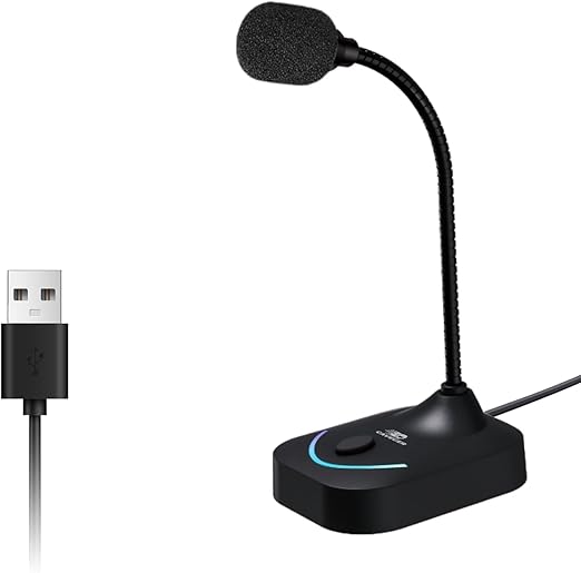CAVEGER USB Microphone for Computer, PC/Laptop Mic, Mute