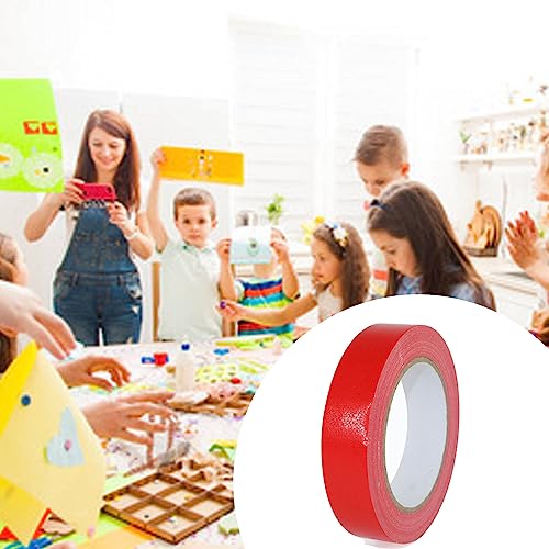 Image of Duct Tape 1 Inch Tape, Tear by Hand & Waterproof,Great for Packaging, Arts & Crafts, Color-Coding, and DIY Projects, 1 Inch x 30Yards, Red