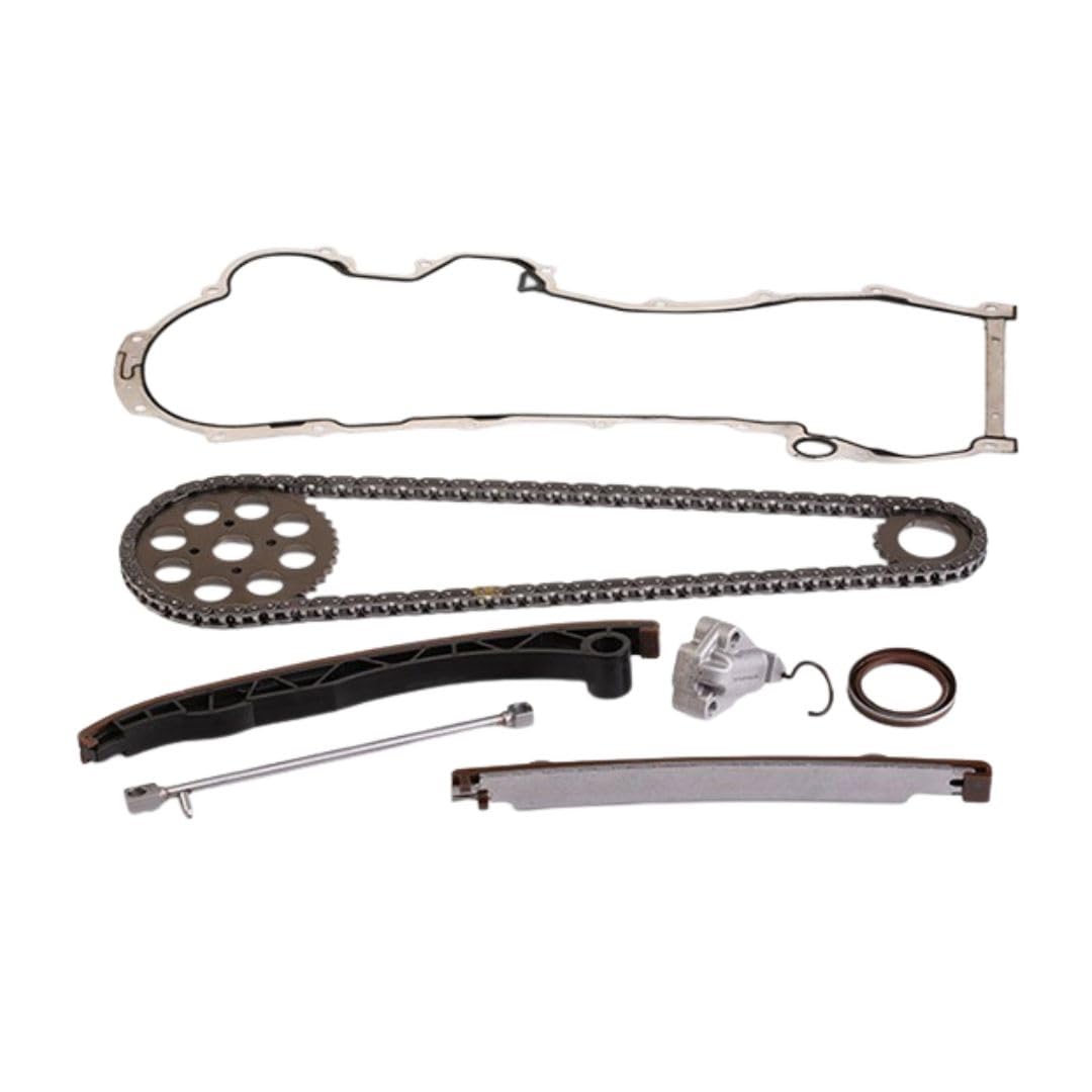 Kit Catena Distribuzione Compatibile con Fiat Punto 1.3 Multijet con Pompa e Cinghia Servizi