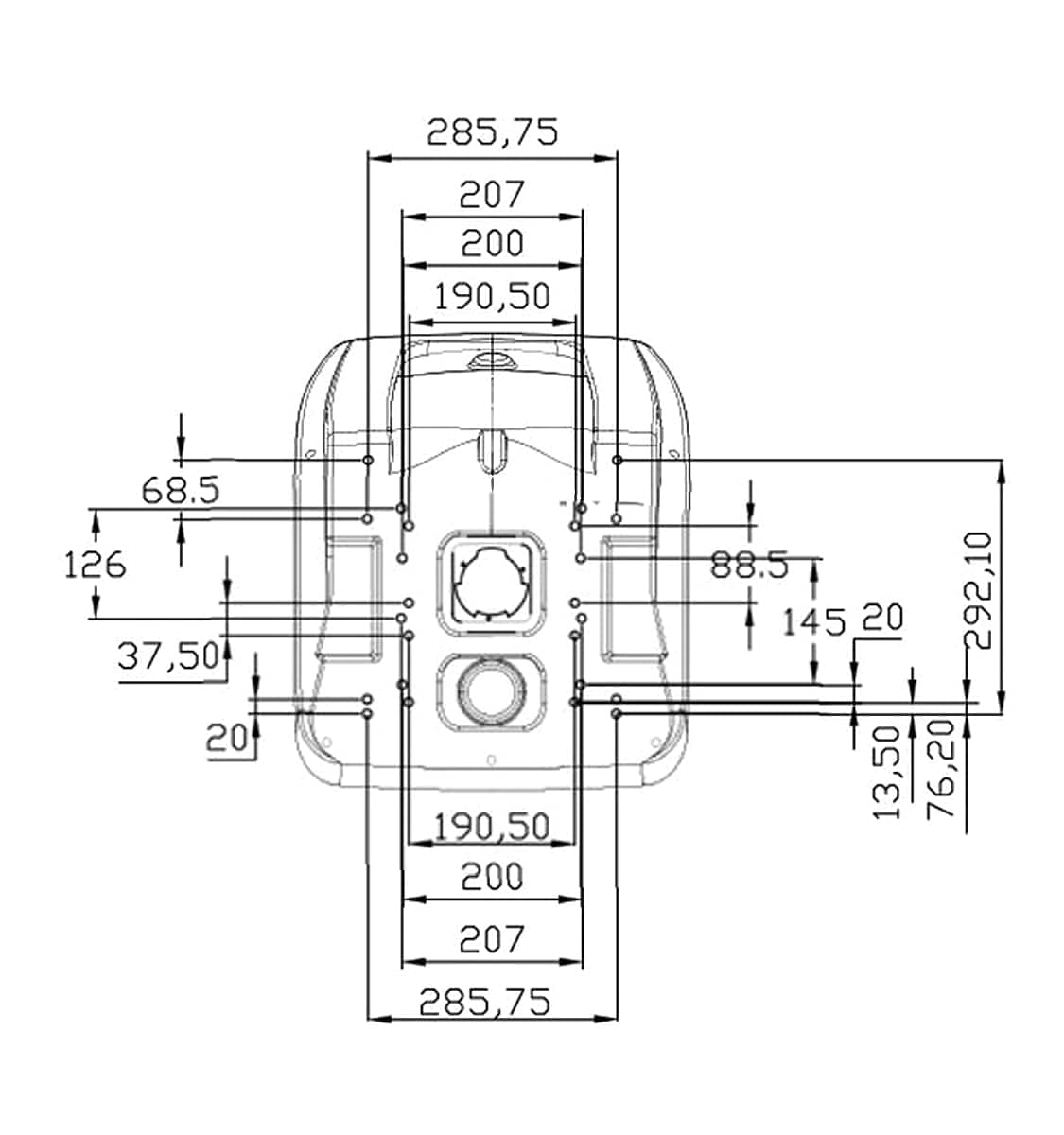 Grauer Ersatzsitz für Milsco XB-180