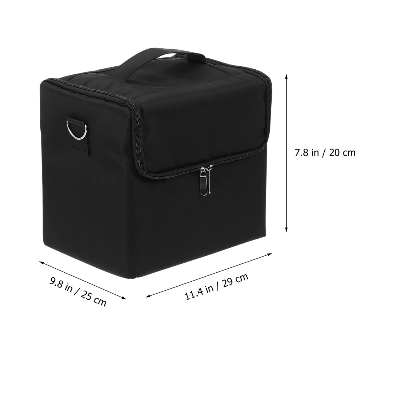 BESTYASH Borsa Porta Trucchi Strati Custodia Per Cosmetici Tracolla e Manico Rinforzato Resistent Acqua Usura Grande Capacità Per Riporre Prodotti Per Trucco e Oggetti Personali