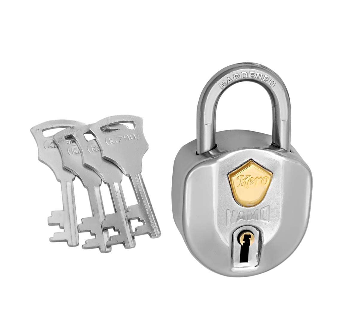 Kero Steel 55MM Premium Double Locking Pad Lock for Door, Gate, Shutter (B0B5FDZX6S) Amazon Price History, Amazon Price Tracker