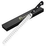 Brisket Slicing Knife - Ultra Sharp Premium 11-inch Stainless Steel Carving Knife for Slicing Roasts, Meats, Fruits and Vegetables