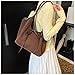 Vintage French Bow Tote Bag Large Capacity Hobo Bag Shoulder Bag Satchel Purse Chic Underarm Bag for Women Girls