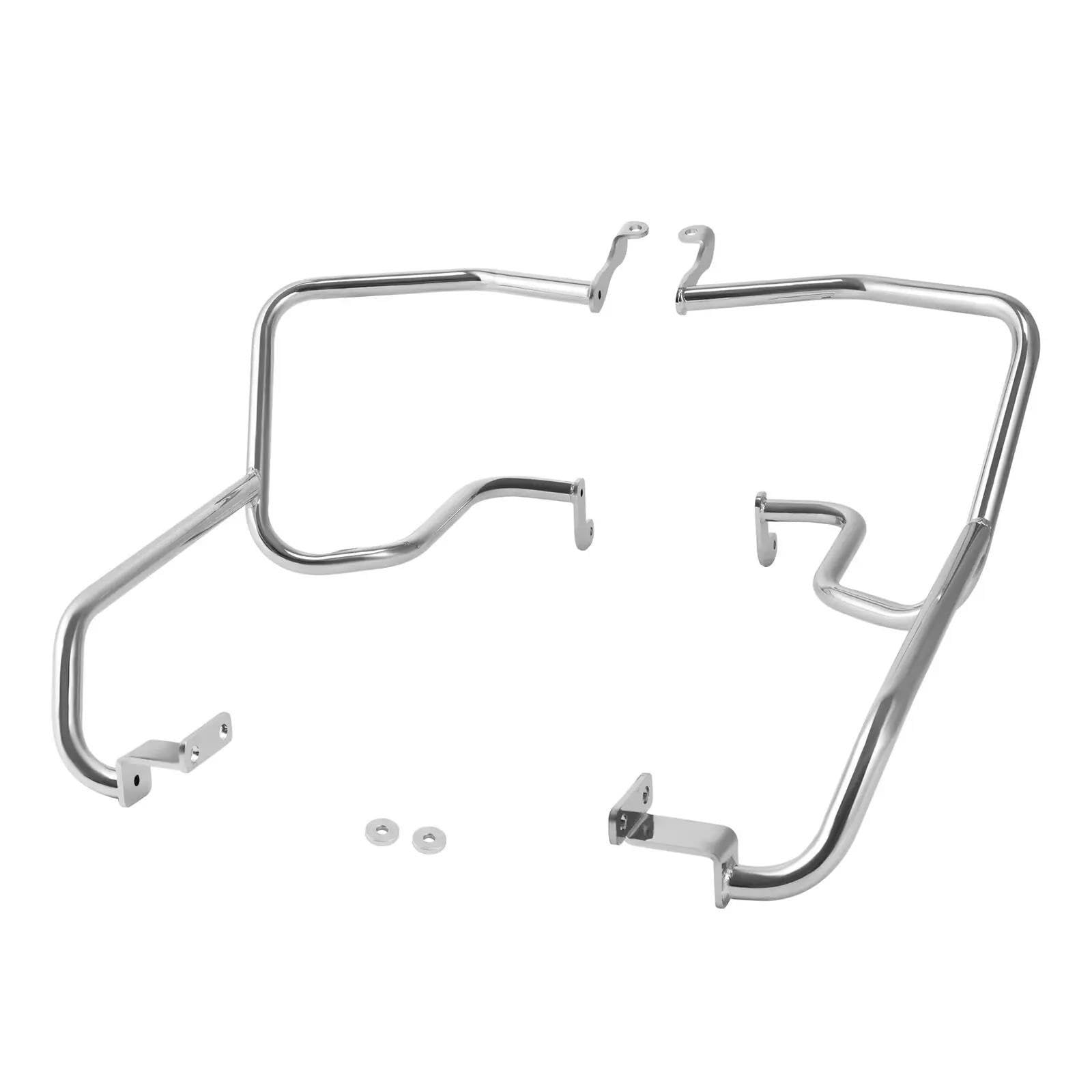 Protector Motocicleta Alforja Motocicleta Protección Motor Barras Protección Contra Choques Carretera Para R18 B 2021-2024 Defensa Protector Motor(Chrome)