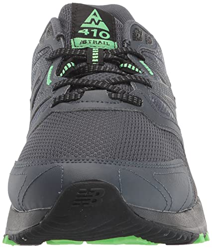 New Balance Men's 410 V7 Running Shoe, Grey/Black/Vibrant Spring, 11.5 #TOP1