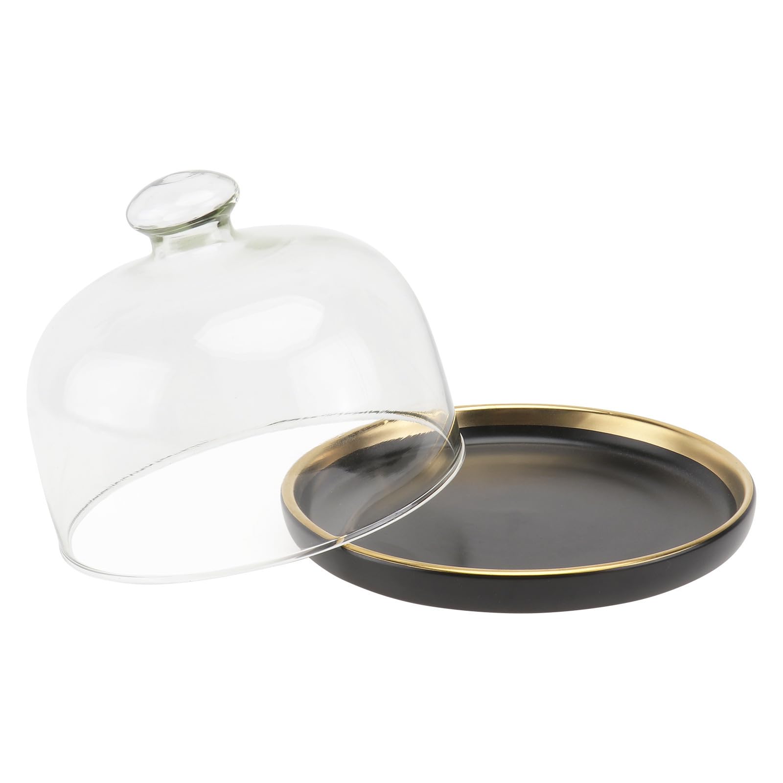 Protection alimentaire hermétique anti-insecte avec plateau céramique noir pour BBQ extérieur