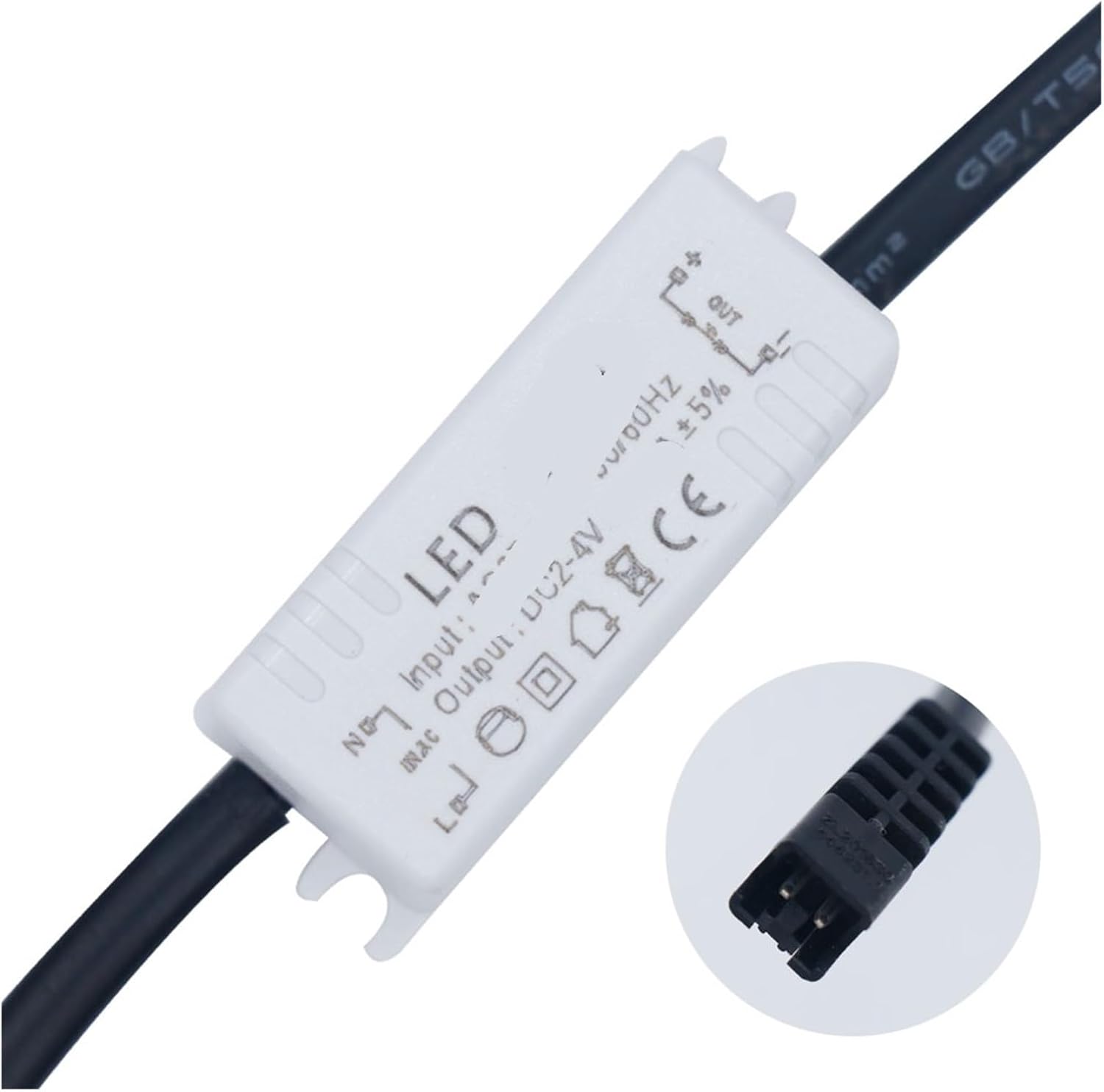 1PCS LED Driver Transformer Lighting AC85-265V(1x3W 600mA)