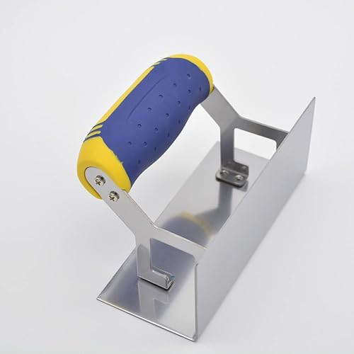 Miniatura 6 de Herramienta de esquina para paneles de yeso, cortador de hormigón, paleta de esquina interior de 6 x 2.5 pulgadas, herramienta profesional de acero