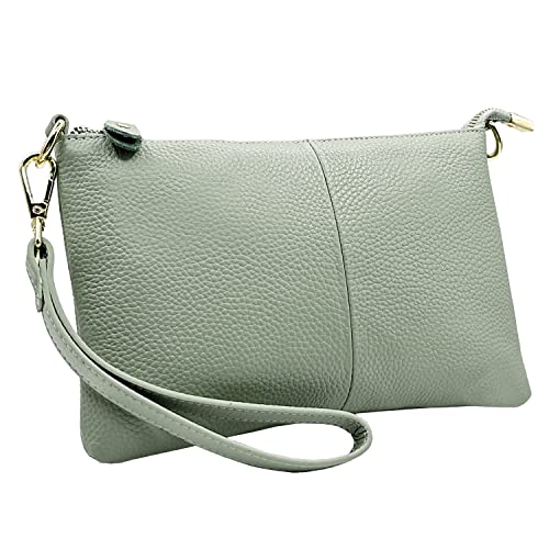Image of Beurlike Leather Wristlet Wallet Clutch Purses For Women Small Crossbody Phone Bags