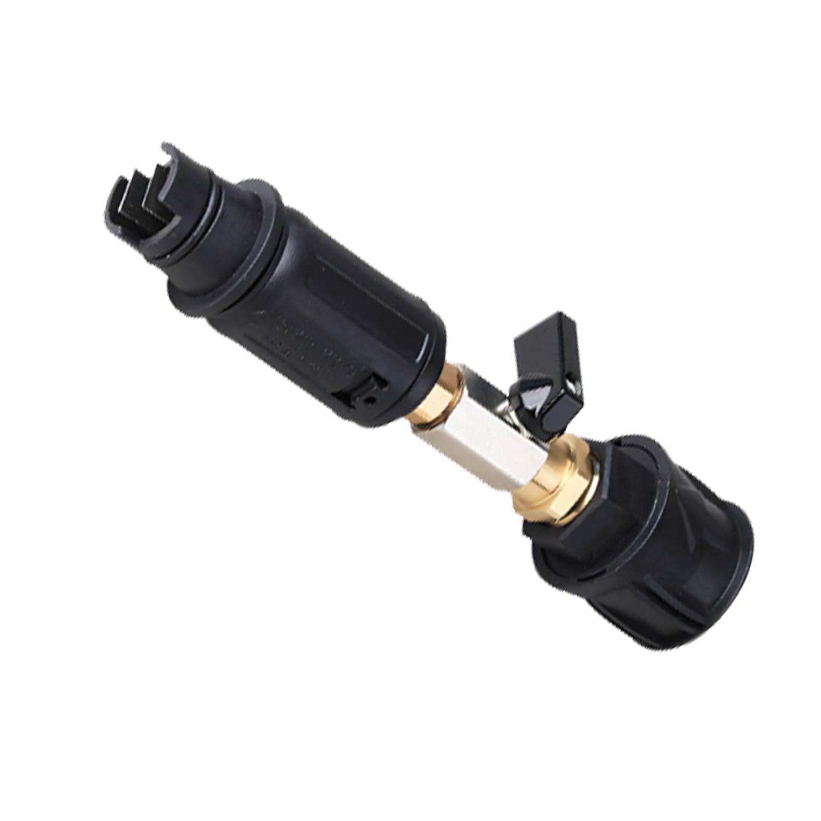 Pressure Washer Nozzle Quickly Plug Connecting Sprayer Water Flows Control Valves for Car Washing and Outdoor Cleaning Quickly Plug Connecting Sprayer