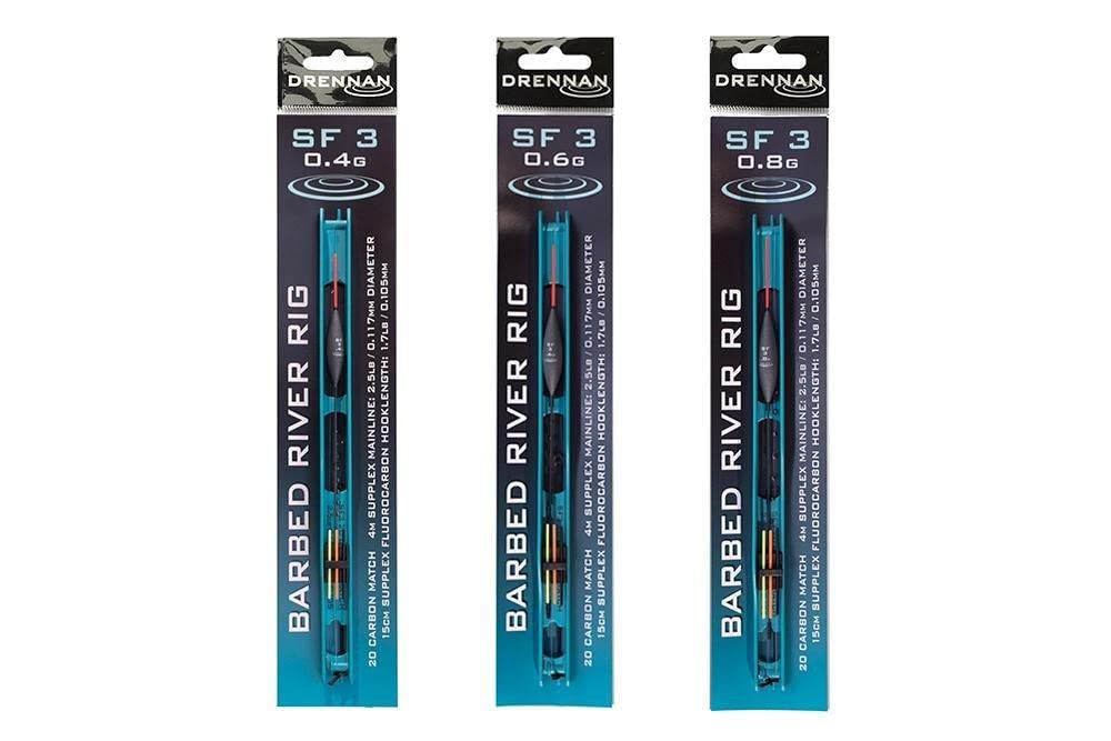 Drennan SF3 Pre Tied River Rigs: 0.4g