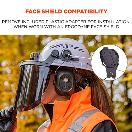 Image of Ergodyne Skullerz 8880 Hard Hat Mounted Earmuffs, NRR26dB