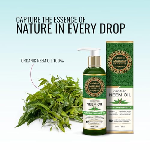 Image of Morpheme Remedies Cold Pressed Organic Neem Oil, 200ml