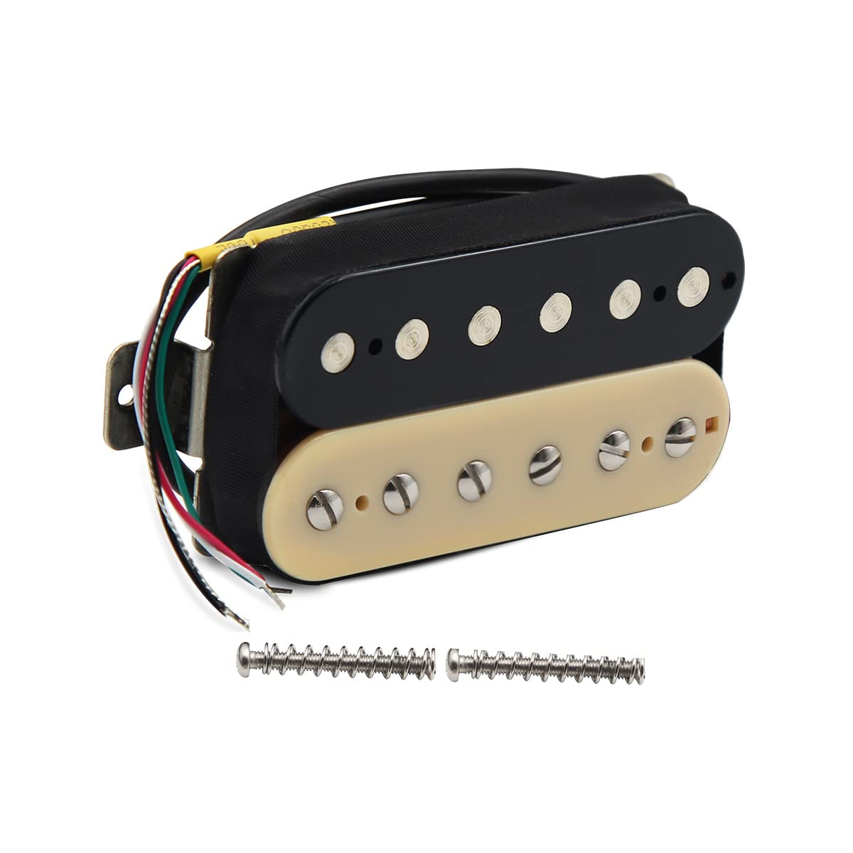 Alnico 2 Humbucker Pickup 8-9K Electric Guitar Pickup Bridge Humbucker-Zebra