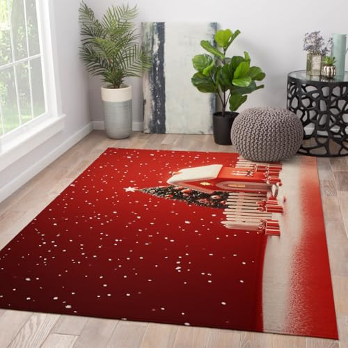 Tapis de sol antidérapant Noël lavable pour éviter les glissades - 2