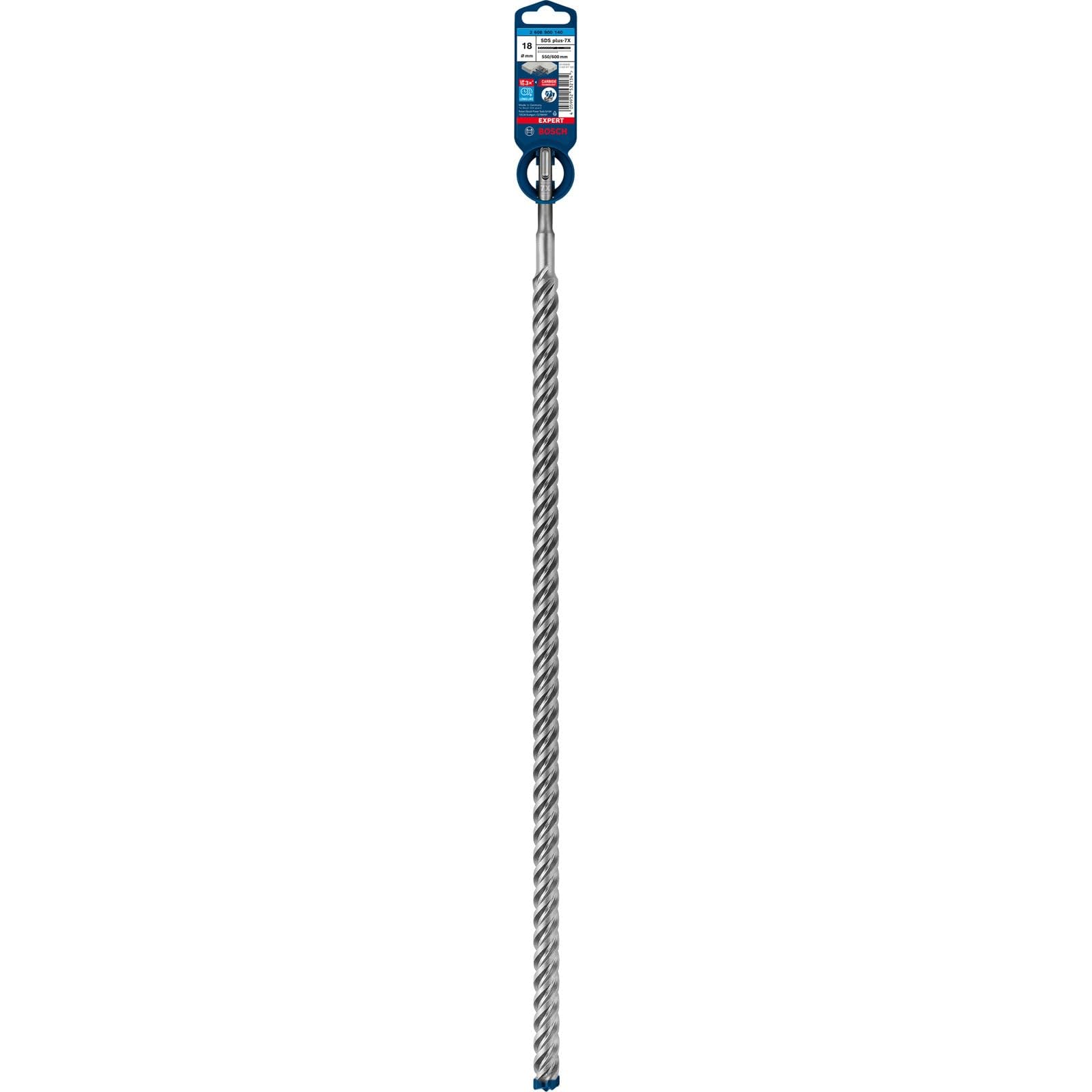 Punta Con Attacco Sds-Plus 7X Per Muro - ø mm.18x600x550