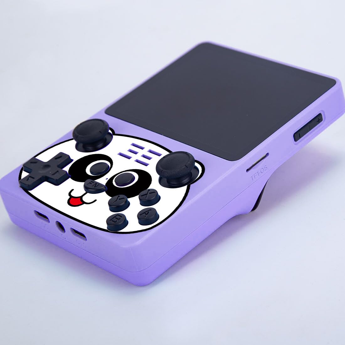 Amazon.com: LDesign Powkiddy RGB20S 客製化紫色手持遊戲機,附20000