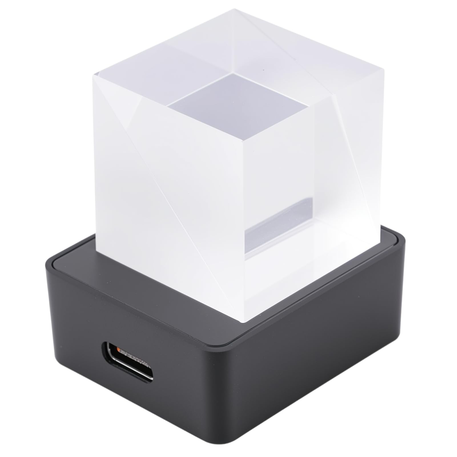 Reloj digital inteligente Sanpyl cubo de cristal LED y pantalla holográfica 3D para animación GIF