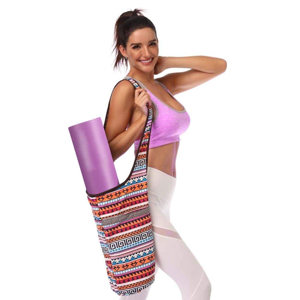 Borsa Per Tappetino Yoga Ducomi PADA - Con Tasca Per Acqua, Asciugamano E Accessori, Tracolla Regolabile