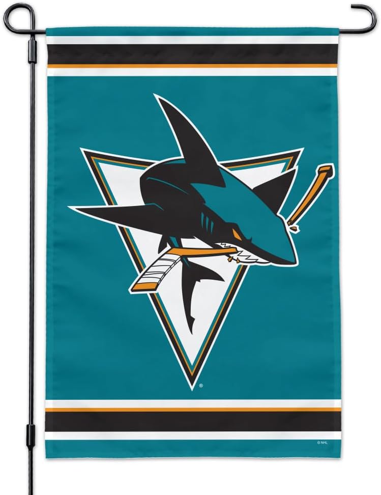 NHL San Jose Sharks Logo Garden Yard Flag