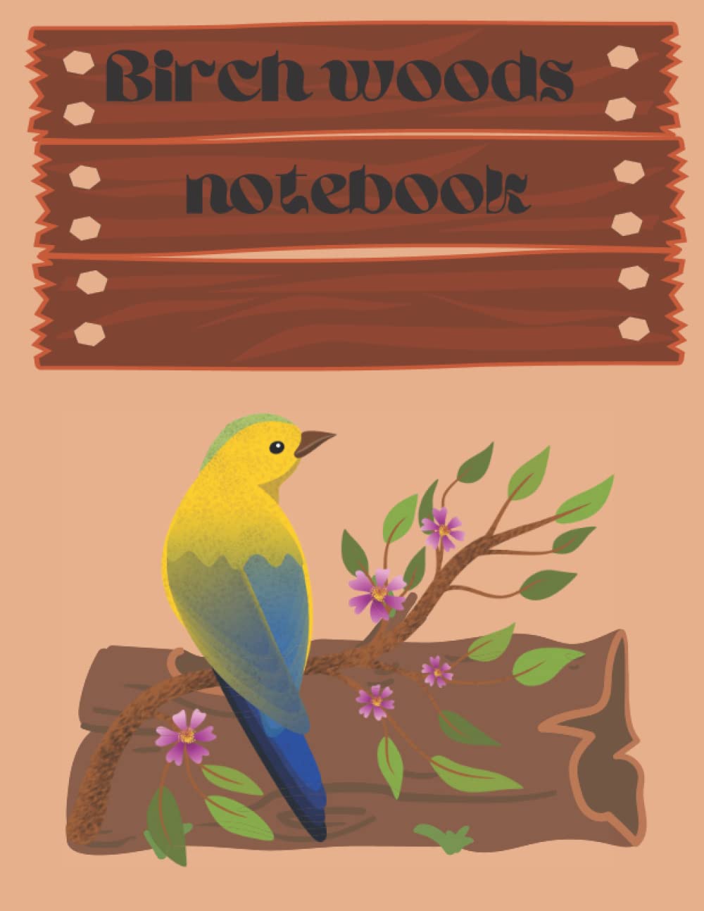 birch woods notebook: birch woods notebook . birch woods journal. notebook for kids . notebook for school