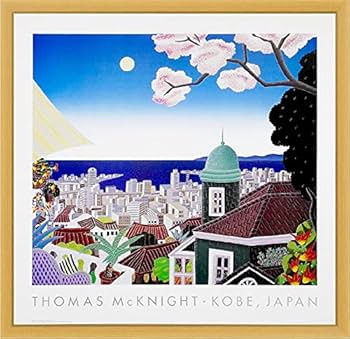 トーマスマックナイト　リトポスター『マサチューセッツ サンポーチ』、共箱付 Amazon.co.jp: トーマスマックナイトの絵画 額入りポスター