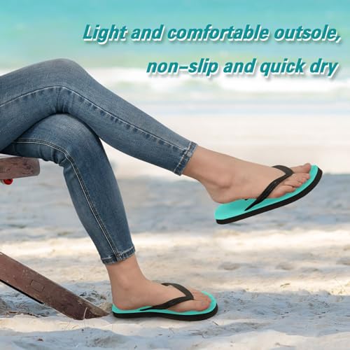 Sage Green Solid Flip Flop Beach Summer Casual Sandal for Women & Men Shower Shoes4
