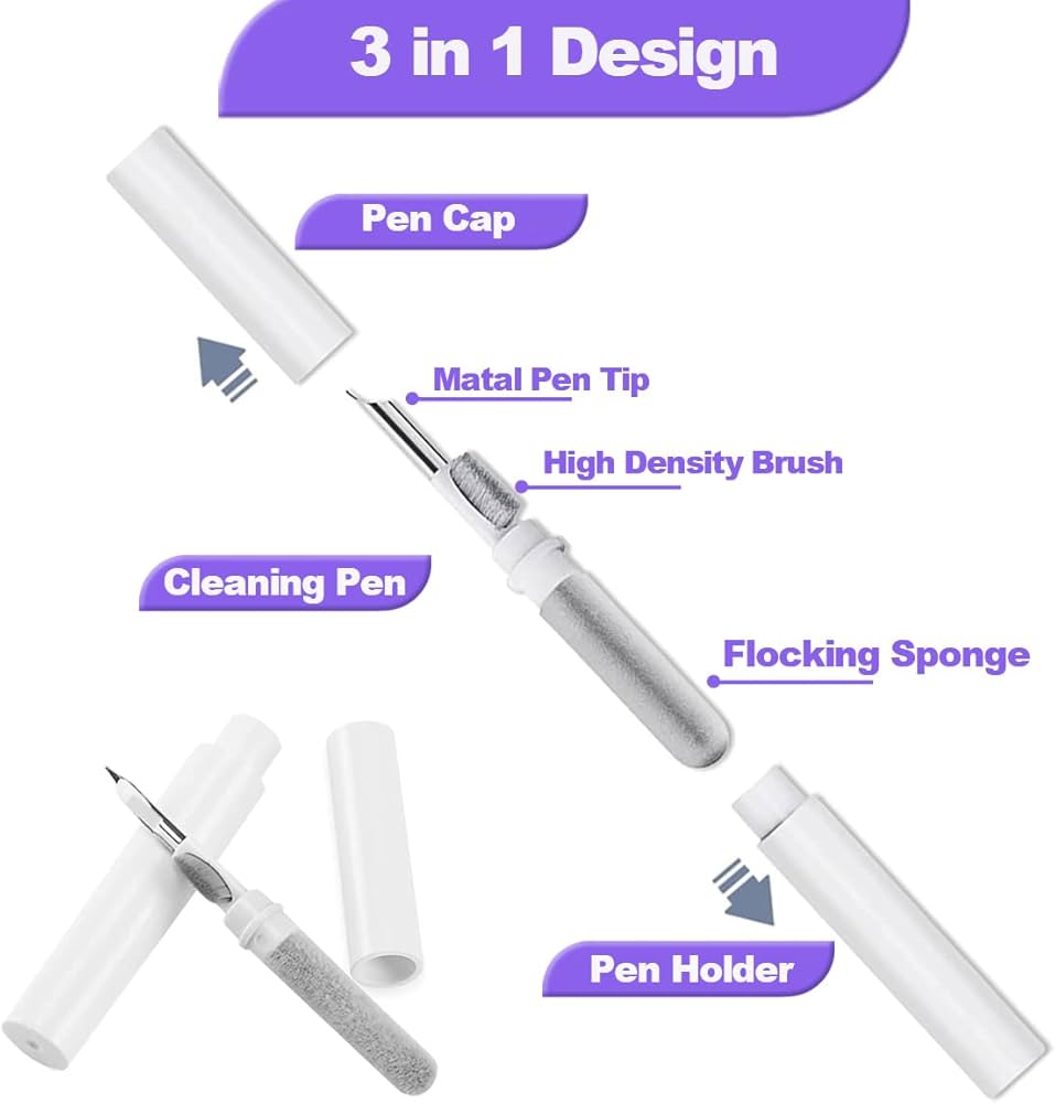 Earbuds Cleaning Pen Cleaner Tool Pen for Airpods Pro Earbuds Cleaner Kit for Bluetooth Earphones Case Cleaner Tool, Multifunction earbuds cleaning kit for Earphone Computer Camera Mobile Phone(2 pcs) : Amazon.com.au: Electronics